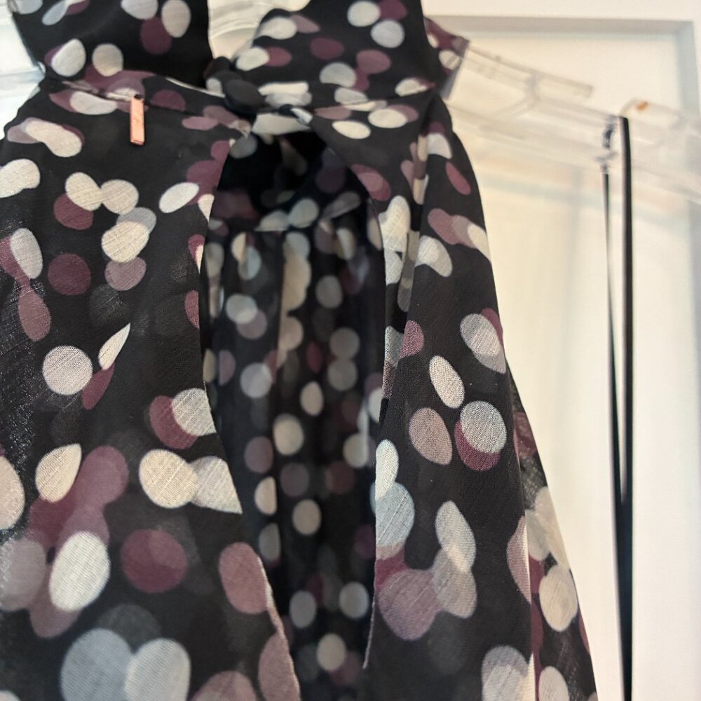 MISA Los Angeles Eliana Polka Dot Halter Midi Dress - Picture 8 of 15